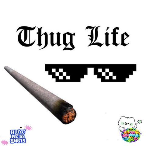Kính Mát Thug Life 8Bit - Kính Chống Nắng Thời Trang Cực Chất cho Nam Nữ - Phụ Kiện Hot Trend 2018