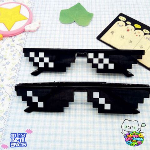 Kính Mát Thug Life 8Bit - Kính Chống Nắng Thời Trang Cực Chất cho Nam Nữ - Phụ Kiện Hot Trend 2018
