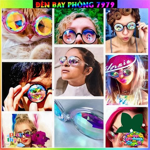 Gương Chiếu Đa Sắc Kính Vạn Hoa Phản Xạ Ánh Sáng Ấn Tượng - Phụ Kiện Thời Trang Độc Đáo Cho Bữa Tiệc Và Sự Kiện