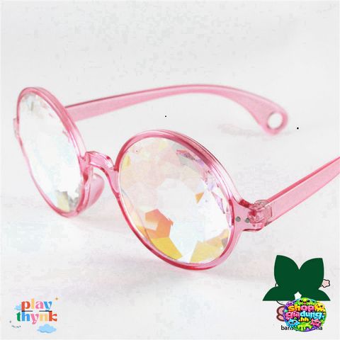 Kính Mát Kaleidoscope Đêm - Thiết Kế Thời Trang Hàn Quốc Chống Tia UV, Phong Cách Độc Đáo Dành Cho Tiệc Tùng và Bãi Biển