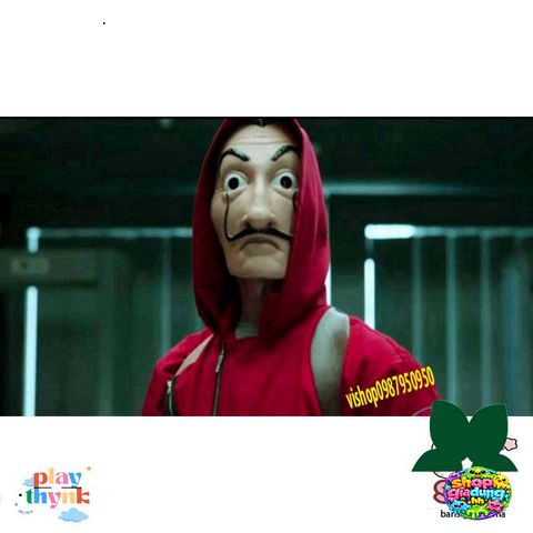 Mặt nạ Queen Salvador Dali Money Heist - Độc đáo cho Halloween và hóa trang - Phụ kiện tiệc thú vị cho fan phim