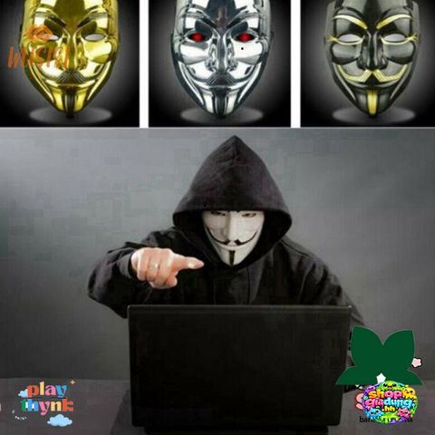 Mặt Nạ V For Vendetta Guy Fawkes - Phụ Kiện Halloween Thời Trang COSplay Cho Lễ Hội Và Biểu Diễn