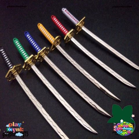 Móc Khóa Kiếm Katana Kim Loại Không Gỉ Zoro Law One Piece 16cm - Quà TặngAnime Cho Fan Hâm Mộ
