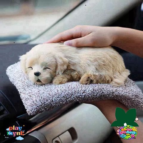 Thú Nhồi Bông Khử Mùi Than Hoạt Tính Hình Mèo Ngủ - Đồ Trang Trí Dễ Thương Cho Xe Ô Tô Và Không Gian Sống