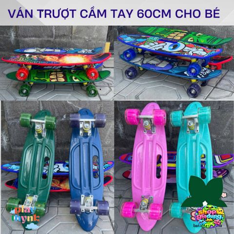 Ván Trượt Người Nhện 60cm Cho Trẻ Em - Ván Lướt Bằng Nhựa Cứng Bền Chắc, Bánh Xe Cao Su Êm Ái, Giúp Phát Triển Thể Chất, Lý Tưởng Cho Bé Trai, Bé Gái