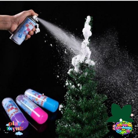 Bình Xịt Tuyết Giáng Sinh 210ml - Trang Trí Cây Thông, Kính, Tiệc Sinh Nhật - Hàng Chính Hãng Chất Lượng Cao