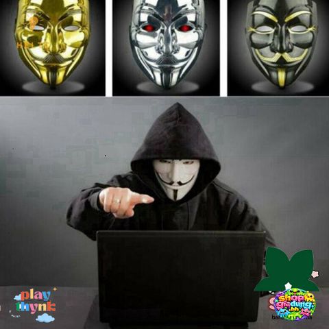 Mặt nạ V for Vendetta Guy Fawkes - Mặt nạ Halloween độc đáo cho lễ hội, tiệc tùng và biểu diễn COS