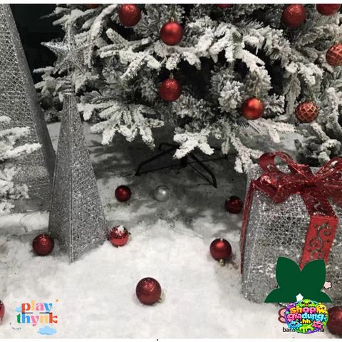 Bột Tuyết Nhân Tạo Trang Trí Giáng Sinh 100G - Decor Cây Thông Noel, Trang Trí Quầy Mua Sắm, An Toàn, Không Độc Hại