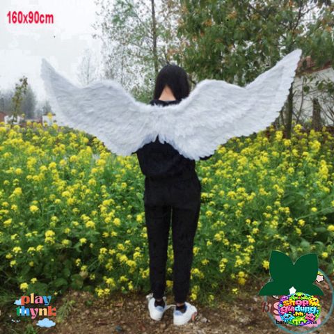 Cánh Thiên Thần Trắng & Ác Quỷ Đen 160x90cm - Phụ Kiện Cosplay Độc Đáo Cho Tiệc Tùng và Sự Kiện Fandom