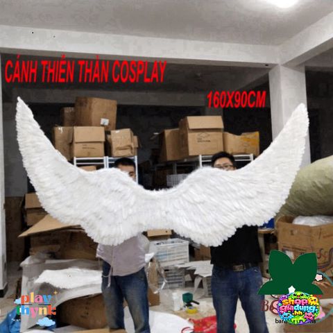 Cánh Thiên Thần Trắng & Ác Quỷ Đen 160x90cm - Phụ Kiện Cosplay Độc Đáo Cho Tiệc Tùng và Sự Kiện Fandom