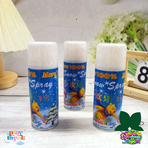 Bình Xịt Tuyết Trắng 280ml - Phụ Kiện Trang Trí Tiệc Sinh Nhật Sang Trọng và Bánh Kem Ấn Tượng