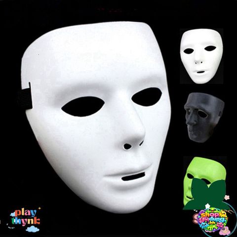Mặt Nạ Hip Hop Jabbawockeez Trắng Dạ Hội - Bộ 10 Kiểu Dáng Độc Đáo, Phụ Kiện Thời Trang Cho Người Hâm Mộ Phim
