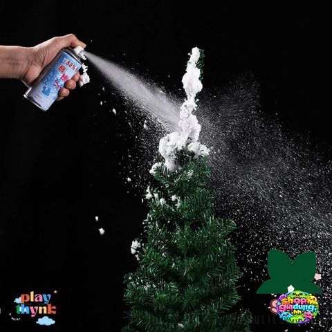 Bình Xịt Tuyết Trang Trí 210ml - Tạo Hiệu Ứng Tuyết Thật Cho Cây Thông, Nhà Hàng, Tiệc Mừng Sinh Nhật