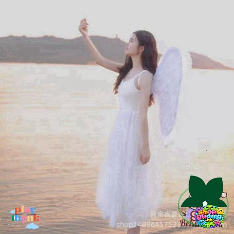 Cánh Thiên Thần Cosplay Đen Đỏ Trắng - Phụ Kiện Hóa Trang Tiệc Tùng Cho Trẻ Em Và Người Lớn, Lông Vũ An Toàn và Bền đẹp