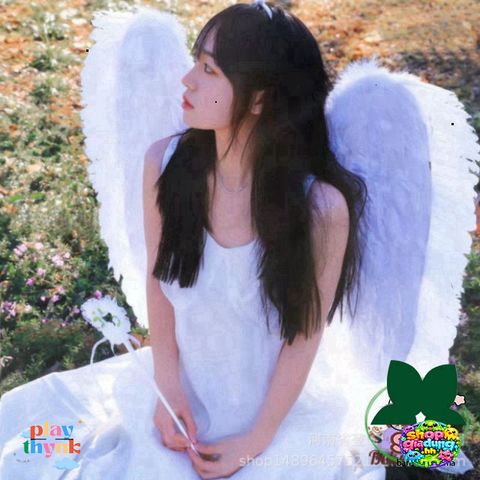 Cánh Thiên Thần Cosplay Đen Đỏ Trắng - Phụ Kiện Hóa Trang Tiệc Tùng Cho Trẻ Em Và Người Lớn, Lông Vũ An Toàn và Bền đẹp