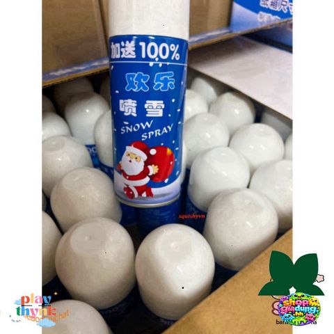 Bình Xịt Tuyết Giáng Sinh - Xịt Tuyết Không Tan Trang Trí Kính & Cây Thông Noel - Phụ Kiện Trang Trí Mùa Đông
