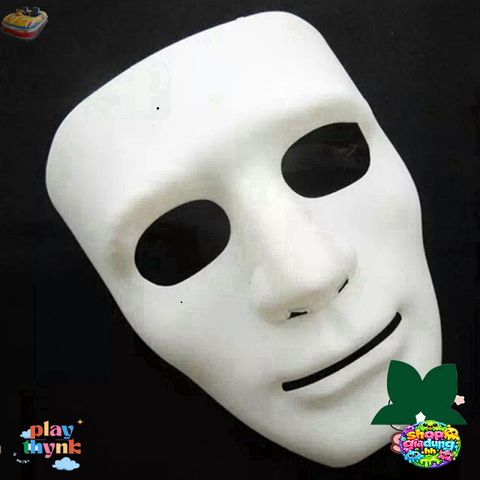 Mặt Nạ Cosplay Đen Trắng Hacker Vendetta - Phụ Kiện Halloween, Tiệc Hóa Trang, Đường Phố, Duy Nhất Cho Người Trẻ tuổi 18+
