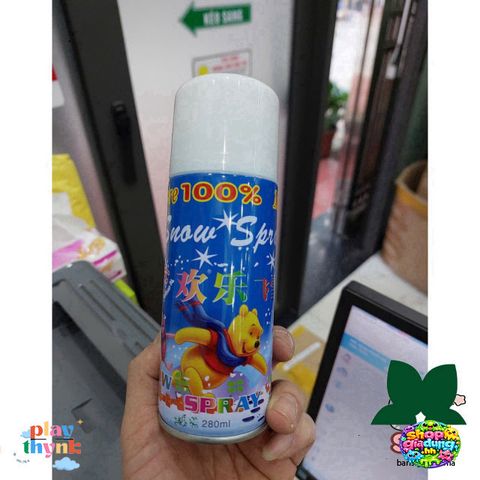 Bình Xịt Tuyết Tan Set 2 - Phụ Kiện Trang Trí Sinh Nhật Độc Đáo Cho Bữa Tiệc Mùa Đông