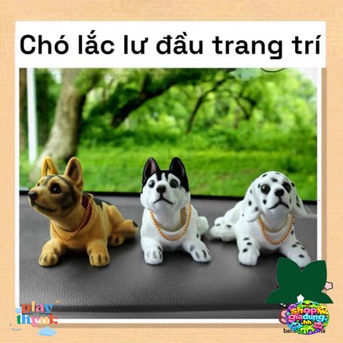 Chó Lắc Lư Vui Nhộn - Trang Trí Ô Tô Ngộ Nghĩnh, Tạo Không Khí Vui Vẻ, Phụ Kiện Dễ Thương Cho Taplo Xe Hơi