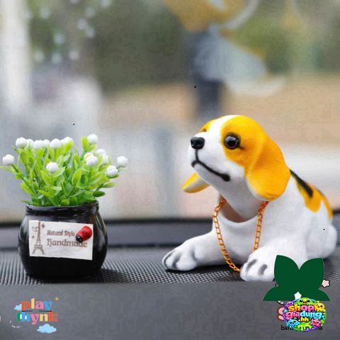 Chó Lắc Lư Vui Nhộn - Trang Trí Ô Tô Ngộ Nghĩnh, Tạo Không Khí Vui Vẻ, Phụ Kiện Dễ Thương Cho Taplo Xe Hơi
