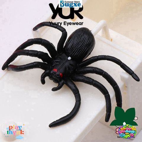 Hộp Bẫy Nhện Hài Hước - Đồ Chơi Troll Bất Ngờ Cho Bạn Bè - Quà Tặng Halloween, Cá Tháng Tư - Hộp Nhựa Đáng Yêu 7,5 x 5,2 x 5cm