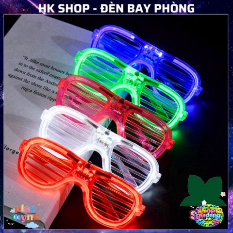 Kính LED Vuông Phát Sáng Thời Trang - Kính Dự Tiệc Bar Club, Phù Hợp Với Tiệc Tùng, Lễ Hội, Quà Tặng Sáng Tạo