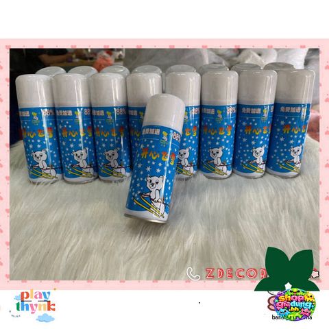 Bình Xịt Tuyết 210ml - Dụng Cụ Trang Trí Bữa Tiệc Sinh Nhật, Liên Hoan, Party - Phụ Kiện Tiện Ích Cho Bữa Tiệc Huyền Diệu