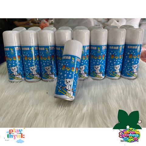 Bình Xịt Tuyết 210ml - Dụng Cụ Trang Trí Bữa Tiệc Sinh Nhật, Liên Hoan, Party - Phụ Kiện Tiện Ích Cho Bữa Tiệc Huyền Diệu