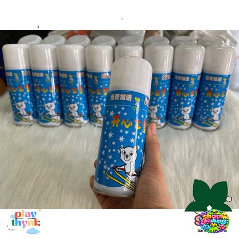 Bình Xịt Tuyết 210ml - Dụng Cụ Trang Trí Bữa Tiệc Sinh Nhật, Liên Hoan, Party - Phụ Kiện Tiện Ích Cho Bữa Tiệc Huyền Diệu