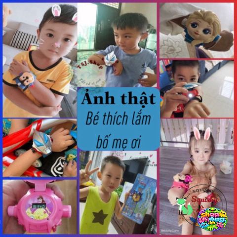 Đồng Hồ Thông Minh Trẻ Em Chiếu Hình 3D Chó Cứu Hộ - 24 Nhân Vật Hoạt Hình Đáng Yêu, Quà Tặng Sáng Tạo Cho Bé