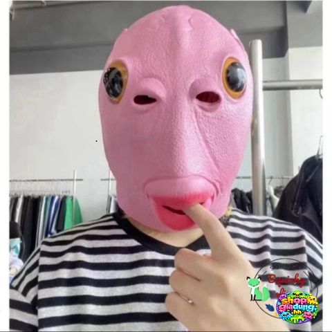 Mặt Nạ Cá Xanh và Ếch Xanh Độc Đáo - Phụ Kiện Cosplay Hóa Trang Cho Bé Tại Tiệc và Chụp Ảnh