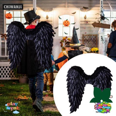 Cánh Thiên Thần Halloween Dễ Thương 3D Thời Trang Trẻ Em - Phụ Kiện Cosplay Lông Vũ Mềm Mại, Đồ Hóa Trang Độc Đáo
