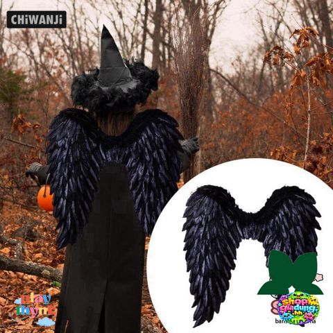 Cánh Thiên Thần Halloween Dễ Thương 3D Thời Trang Trẻ Em - Phụ Kiện Cosplay Lông Vũ Mềm Mại, Đồ Hóa Trang Độc Đáo