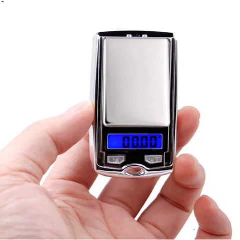 Cân Tiểu Ly Mini 100g 0.01g - Cân Điện Tử Bỏ Túi Hình Remote Ô Tô, Thiết Kế Nhỏ Gọn, Chính Xác, Thời Trang