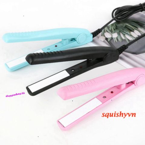 Máy Là Tóc Mini 2 Trong 1 - Duỗi và Uốn Tóc Tiện Lợi, Dễ Dàng Mang Đi, Phù Hợp Với Tất Cả Loại Tóc