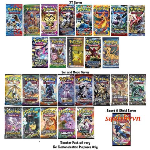 Hộp Thẻ Bài Pokemon 324 Lá TCG Sword & Shield Darkness Ablaze - Bộ Sưu Tập Thẻ Bài Dành Cho Trẻ Em
