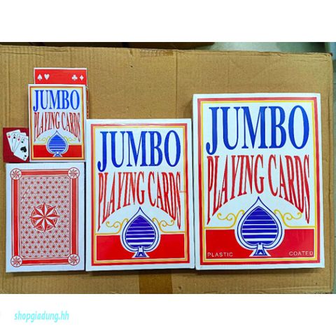 Bộ Bài Tây Poker Khổng Lồ A4 - 10 Mẫu Độc Đáo, Kích Thước Lớn Dùng Cho Trình Diễn, Giảng Dạy và Sân Khấu