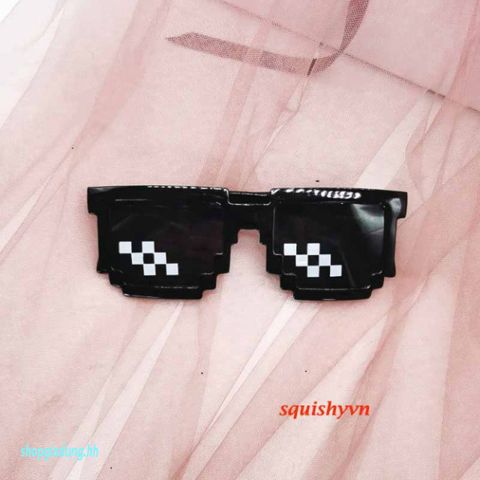 Kính Mắt Thug Life Gương Đen Unisex Phong Cách Dân Chơi - Kính Thời Trang Siêu Ngầu, Chống UV và Bụi Dành Cho Mọi Khuôn Mặt