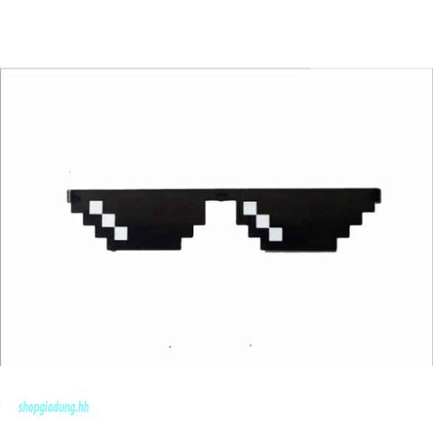 Kính Mắt Thug Life Gương Đen Unisex Phong Cách Dân Chơi - Kính Thời Trang Siêu Ngầu, Chống UV và Bụi Dành Cho Mọi Khuôn Mặt