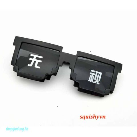 Kính Mắt Thug Life Gương Đen Unisex Phong Cách Dân Chơi - Kính Thời Trang Siêu Ngầu, Chống UV và Bụi Dành Cho Mọi Khuôn Mặt