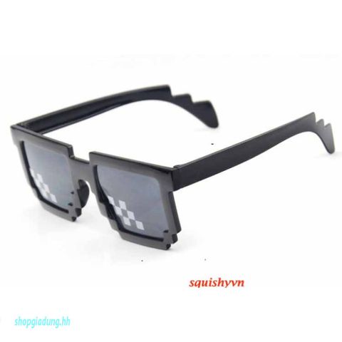 Kính Mắt Thug Life Gương Đen Unisex Phong Cách Dân Chơi - Kính Thời Trang Siêu Ngầu, Chống UV và Bụi Dành Cho Mọi Khuôn Mặt