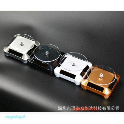 Bàn Xoay Trang Sức 360 Độ - Đế Bày Hàng Chất Liệu ABS Cao Cấp Kích Thước 13cm - Món Quà Tiện Lợi Cho Cửa Hàng và Nhà Ở