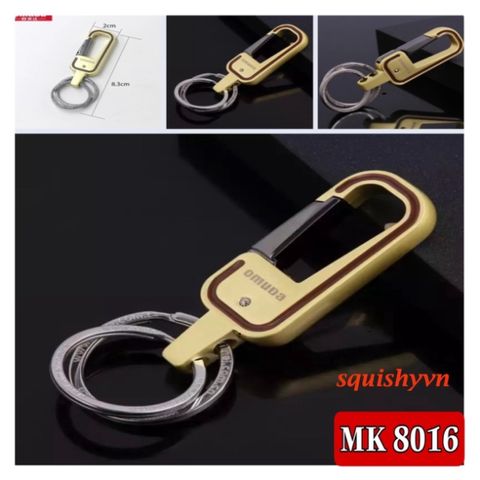 Móc Khoá Đa Năng OMUDA 8014 - Móc Khóa Inox Cao Cấp Cho Xe Gắn Máy - Thiết Kế Sang Trọng, Bền Bỉ, Chốt Móc Đĩa Quần