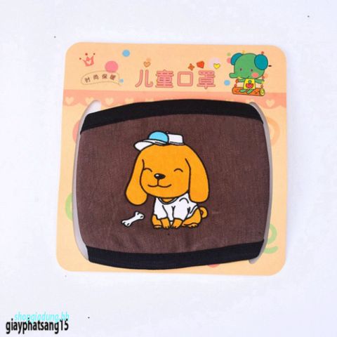 Khẩu Trang Trẻ Em Chống Bụi Hình 3D Mặt Nạ Phim Hoạt Hình Sữa Gấu - Giặt Được, Nhiều Màu Sắc, Sử Dụng Nhiều Lần