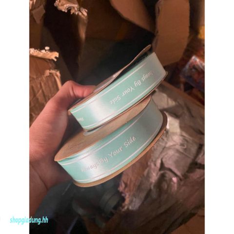 Ruy Băng Lụa 45 Mét Bản 2.5cm In Chữ ❤️ Always By Your Side ❤️ - Quà Tặng Độc Đáo Cho Dịp Đặc Biệt