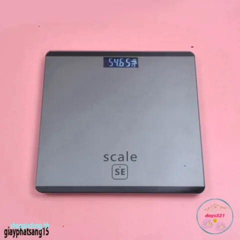 Cân Điện Tử ISCALE PHONE - Cân Sức Khỏe Tối Đa 180Kg, Mặt Kính Cường Lực, Màn Hình LCD HD, Thiết Kế Nhỏ Gọn, Đo Đúng 0.1Kg