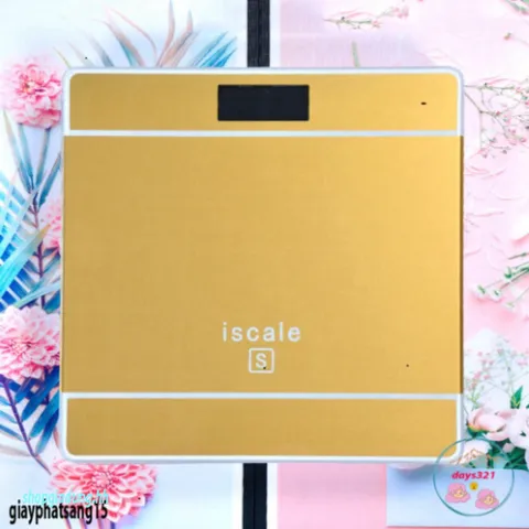 Cân Điện Tử ISCALE PHONE - Cân Sức Khỏe Tối Đa 180Kg, Mặt Kính Cường Lực, Màn Hình LCD HD, Thiết Kế Nhỏ Gọn, Đo Đúng 0.1Kg