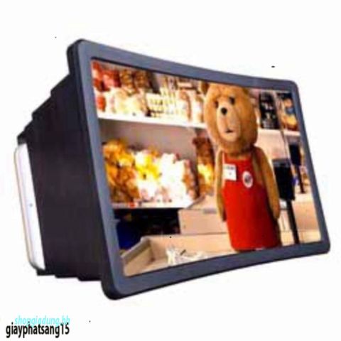 Kính Phóng To Để Bàn Đa Chức Năng, Gập Lại - Kính Lúp Màn Hình Hiển Thị Smartphone (Tối Đa 7 Inch) Chất Liệu ABS, Màu Đen Trắng