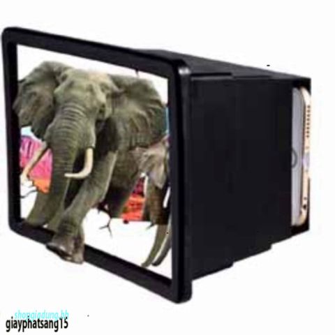 Kính Phóng To Để Bàn Đa Chức Năng, Gập Lại - Kính Lúp Màn Hình Hiển Thị Smartphone (Tối Đa 7 Inch) Chất Liệu ABS, Màu Đen Trắng