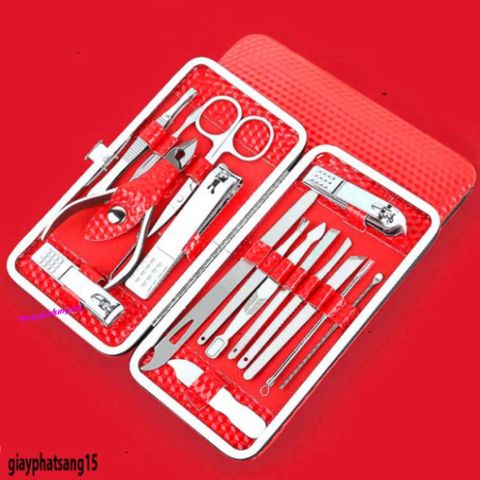 Bộ Dụng Cụ Bấm Móng Tay 12 Món Thép Không Gỉ - Phụ Kiện Chăm Sóc Móng Tay Chất Lượng Cao, Tiện Dụng Tại Nhà